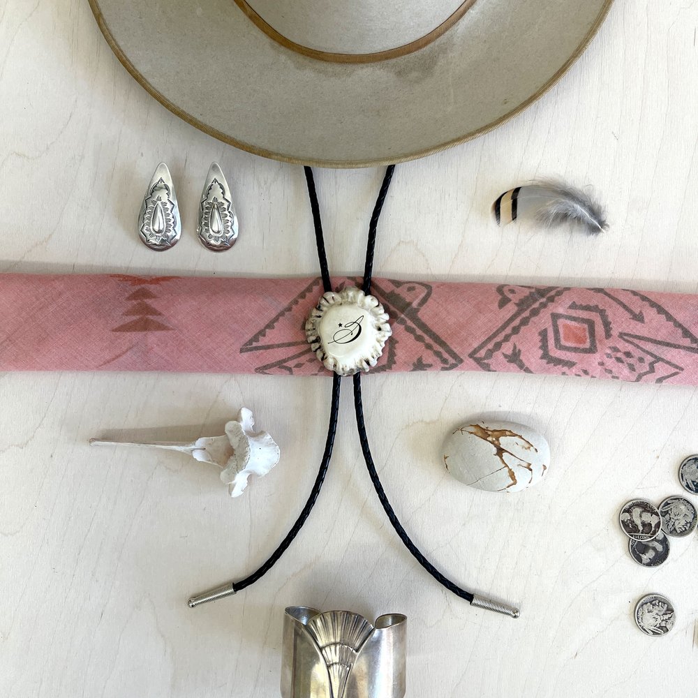 Deer Antler Bolo Tie