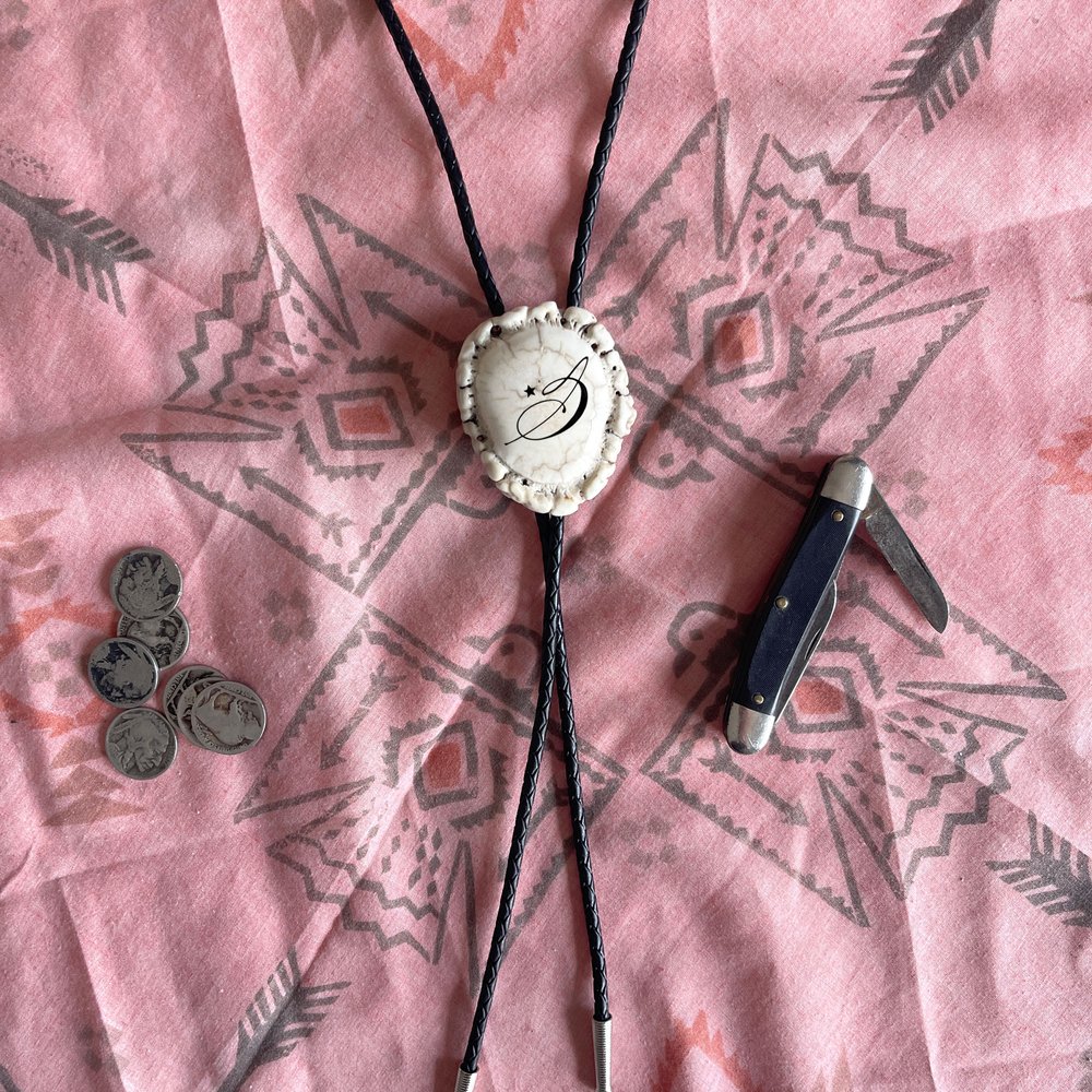 Elk Antler Bolo Tie